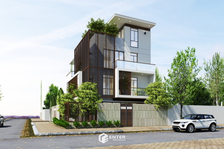 Biệt thự hiện đại 2 tầng