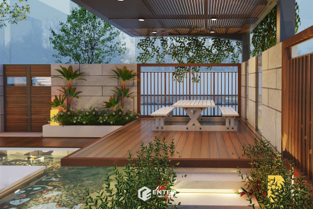 Biệt thự hiện đại 2 tầng