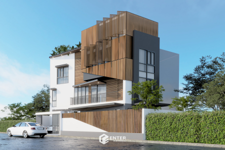 Biệt thự phố hiện đại 3 tầng