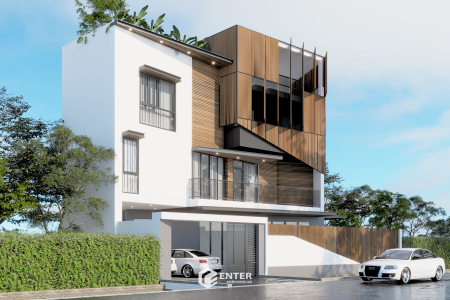 Biệt thự phố hiện đại 3 tầng