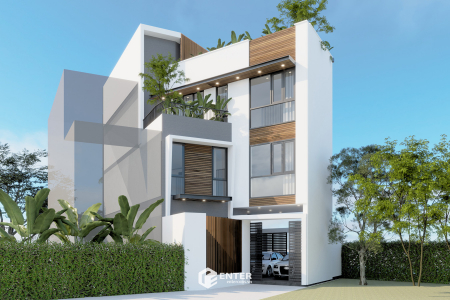 Biệt thự phố hiện đại 3 tầng