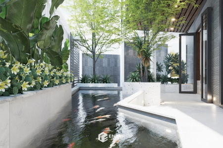 Biệt thự phố hiện đại 3 tầng