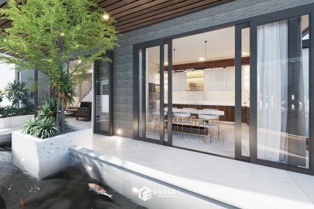 Biệt thự phố hiện đại 3 tầng