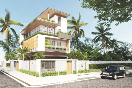 Biệt thự hiện đại 4 tầng