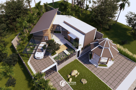 Biệt thự nhà vườn 1 tầng