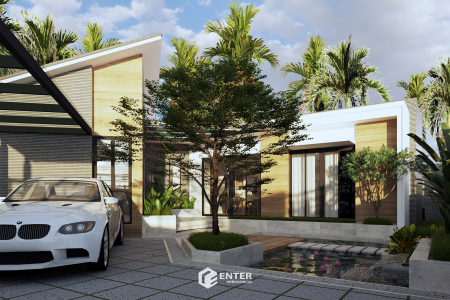 Biệt thự nhà vườn 1 tầng