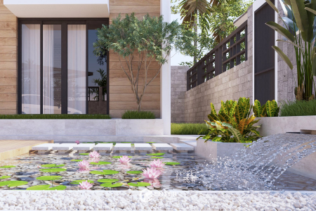 Biệt thự nhà vườn 1 tầng