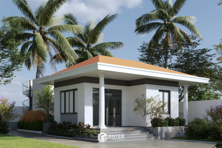 Biệt thự vườn Mini 1 tầng