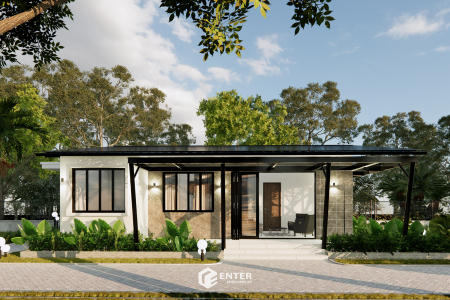 Biệt thự nhà vườn 1 tầng