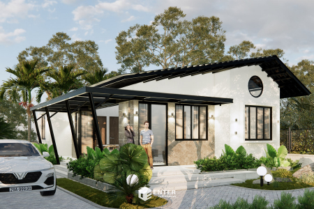 Biệt thự nhà vườn 1 tầng