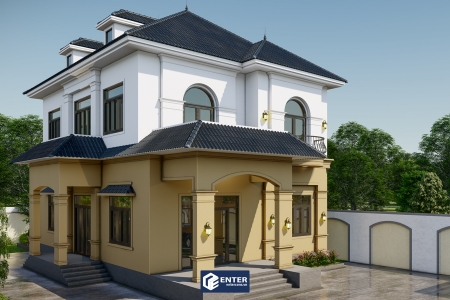 Biệt thự tân cổ điển 2 tầng