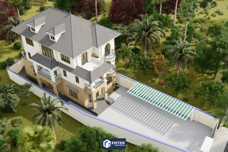Biệt thự tân cổ điển 3 tầng