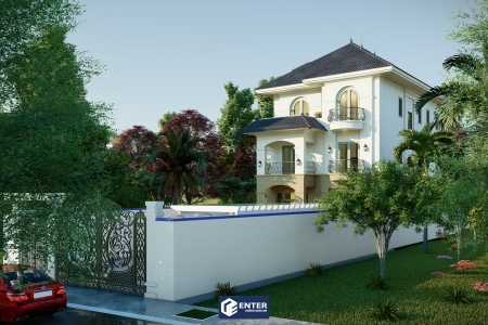 Biệt thự tân cổ điển 3 tầng