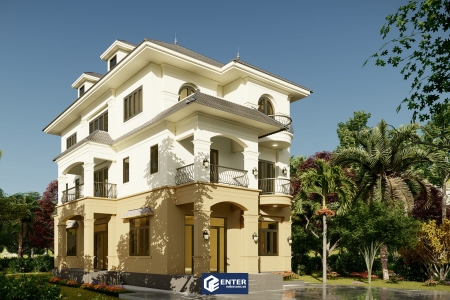 Biệt thự tân cổ điển 3 tầng