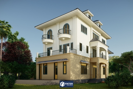 Biệt thự tân cổ điển 3 tầng