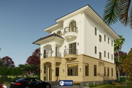 Biệt thự tân cổ điển 3 tầng