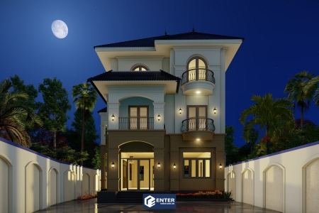 Biệt thự tân cổ điển 3 tầng