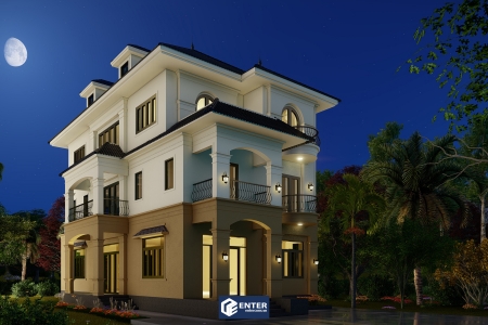 Biệt thự tân cổ điển 3 tầng